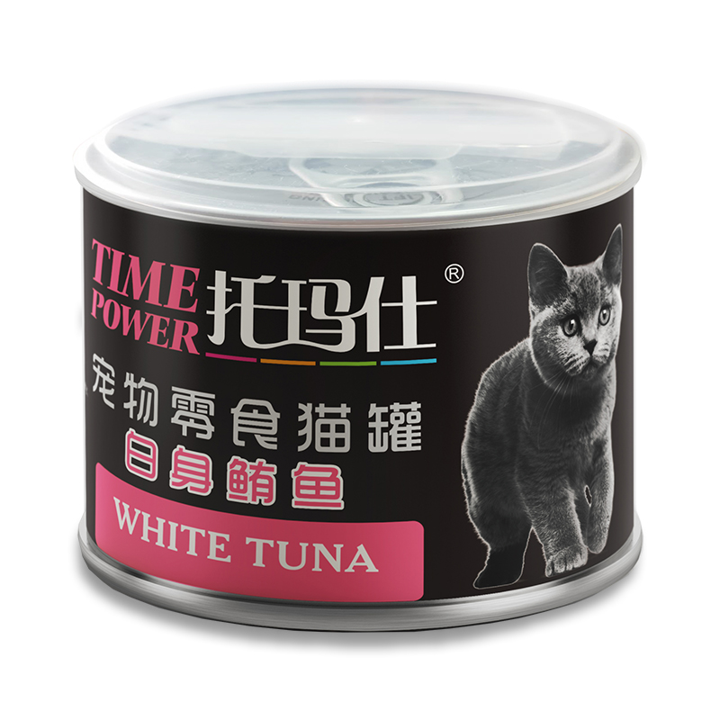 托玛仕白身鲔鱼猫粮罐头