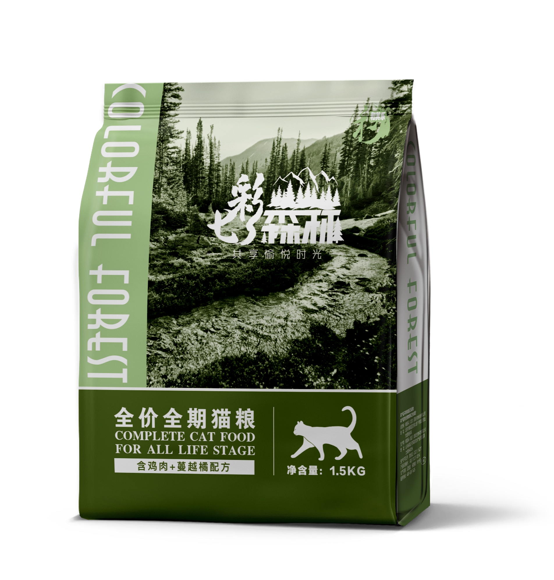 七彩森林全价全期猫粮 鸡肉+蔓越橘配方
