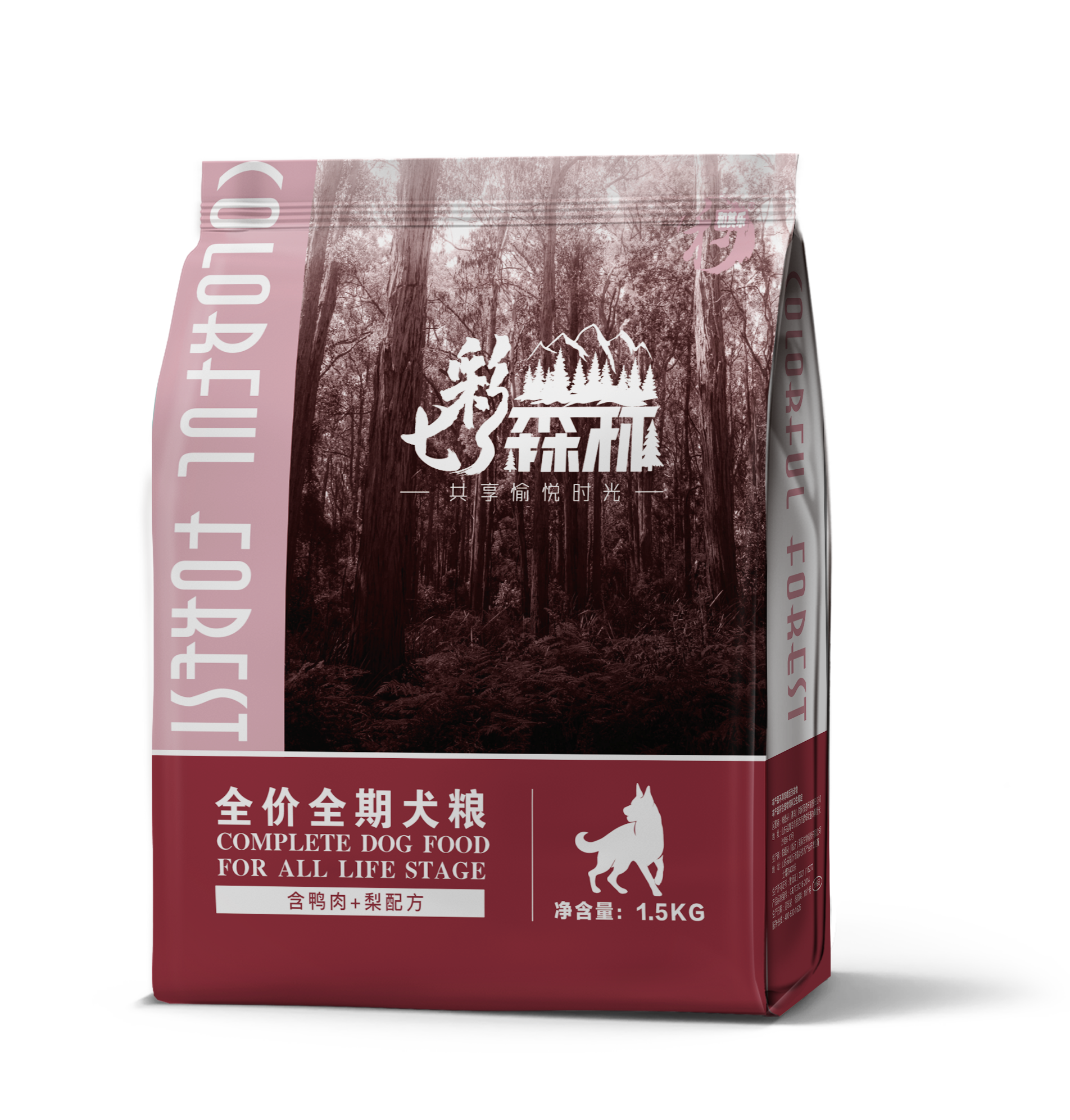 七彩森林全价全期犬粮 鸭肉+梨配方